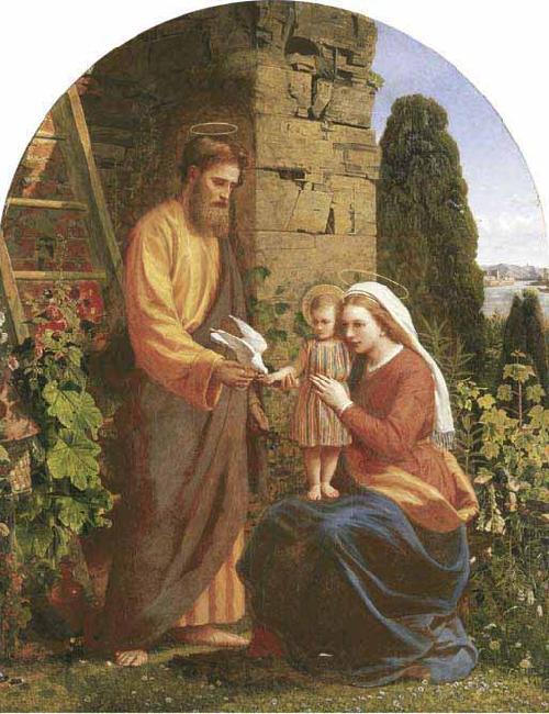 James Collinson The Holy Family Spain oil painting art
